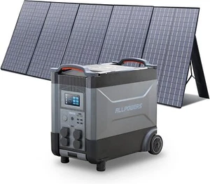 3456Wh LiFePO4 Batería Power Station Portátil con Panel Solar 400W para RV, Camp - Imagen 1 de 15