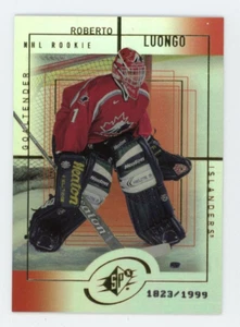 Upper Deck SPx 1999 Roberto Luongo RC #176/1999 SP novato Canadá - Imagen 1 de 2