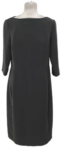 COS Women's Dress Size M Grey Lined Pockets Zip Hook & Eye Used F1 - Picture 1 of 12