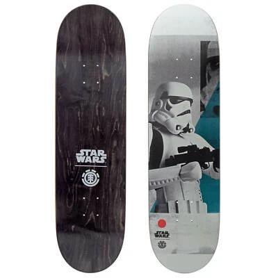 Element x Star Wars Skateboard Deck Storm Trooper 8.25 Inch inkl. Griptape - Bild 1 von 2