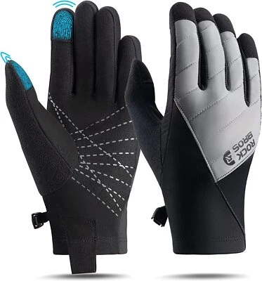 ROCKBROS Winter Fahrradhandschuhe Handschuhe Touchscreen Warm Thermo Sports DHL - Bild 1 von 4