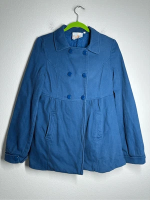 Тюль вельветовый бушлат синий размер M 2 кармана хлопок - Изображение 1 из 4