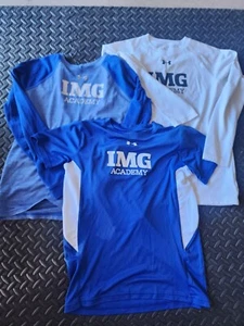 YOUTH great condition UNDER ARMOUR IMG ACADEMY 3-pack shirts size Youth Large - Picture 1 of 5