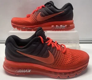 Nike Air Max 2017 Bright Crimson Total Crimson Schwarz 849559-600 Herren Größe 8 - Bild 1 von 9