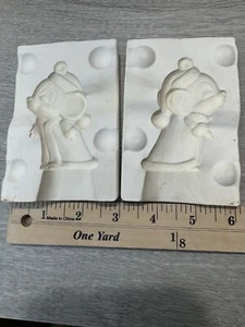 Vintage Christmas Kissing Mrs Santa Mouse 1981 Alberta’s A-256 Slip Mold - Picture 1 of 8