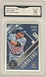 2018 Donruss Optic #19 Aaron Judge Diamonds Kings GMA 10 - Picture 1 of 2