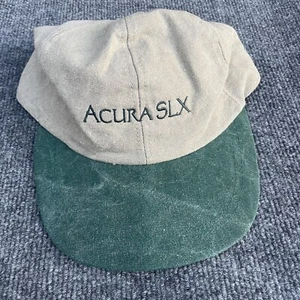 Vintage ACURA SLX Racing Trucker Golf Hat Cap Beige - Picture 1 of 5