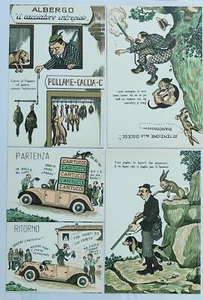 UMORISTICA CACCIA-LOTTO 4 CARTOLINE-C32-196 - Bild 1 von 1