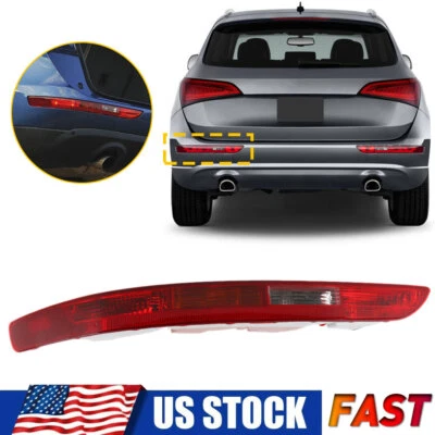 Luz de parachoques trasera izquierda del lado del conductor para Audi Q5 2009-2016 lámpara de parada trasera inferior izquierda Foto 1 de 4