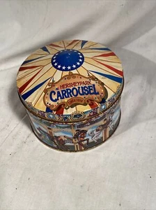 Vintage Hershey park carrousel tin 1996 empty candy tin hometown series #13 - Picture 1 of 9