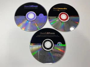 Lot of 3 Disks CD Quarkxpress QuarkImmedia 4.04, 4.1 Passport 4.0 Xtensions - Picture 1 of 3