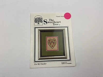 The Sweetheart Tree Teenie Tweenie For My Teacher Counted Cross Stitch Pattern - Image 1 of 3