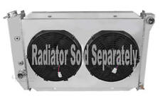 Ford LTD Aluminum Radiator Fan Shroud & 2-12" Fans-17 7/8"H x 26"W 381