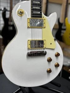 Electric Guitar GFC LPS-55HB Les Paul Type White - Picture 1 of 4