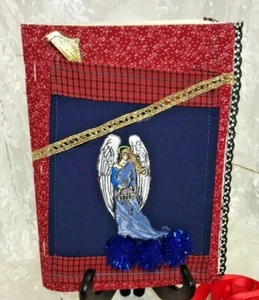 Angel Themed Christmas Junk Journal 110+ Pages 9" x 6.5" x 1.5" - Picture 1 of 12