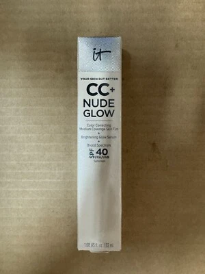 IT Cosmetics CC+ Nude Glow tan rich shade  " NEW! 1.08 fl. Medium coverage 0169 - Image 1 of 2