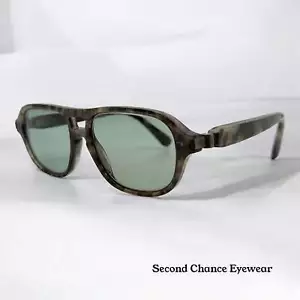 Brioni BR00010 003 Sunglasses – w/New,Custom Berko's Designs, Aquamarine Lenses - Picture 1 of 18