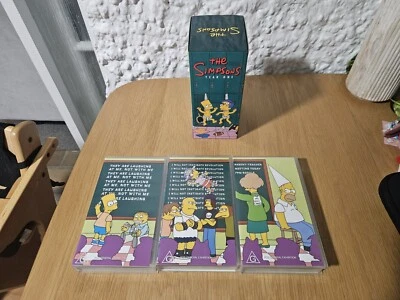 THE SIMPSONS ~ Year One VHS Set X 3 Tapes - Image 1 of 4
