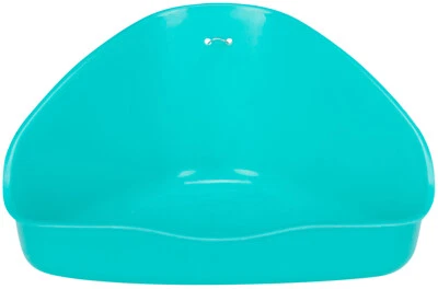 Trixie Small Animal Plastic Corner Litter Tray Easy To Clean, Saves On Litter - Image 1 of 4
