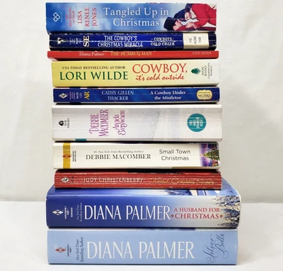 Western Romance Novels Lot of 10 Christmas Themed Books Holiday Stories Novels - Image 1 of 4