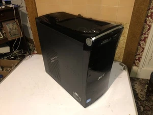 Acer Aspire mATX Desktop PC Tower Case Front Panel Fan USB Memory Card Reader - Picture 1 of 13
