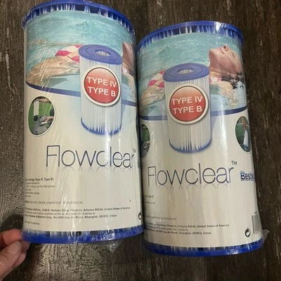 Bestway Flowclear IV Type B Replacement Pool Spa Filter Cartridges 2pk Flow - Image 1 of 4