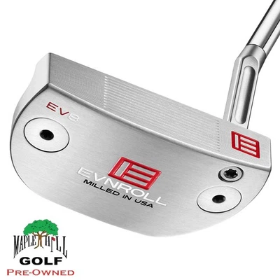 Evnroll EV8 Tour Mallet Short Plumbers Putter Tour Tac White 35" - VERY GOOD - Image 1 of 4