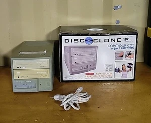 E3 WORKS Disc Clone CD Burner w/ Power & USB Cords + Box - Afbeelding 1 van 6