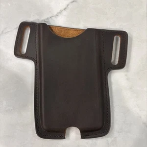 Gentlestache Leather Cell Phone Belt Case Sheath Scabbard - Picture 1 of 4