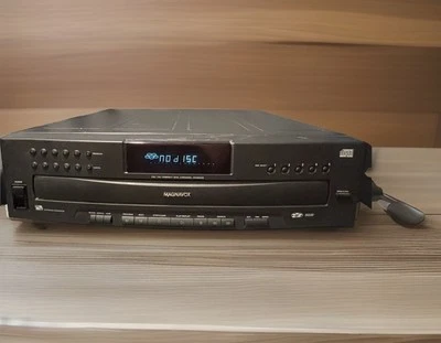 Vintage Magnavox 5 Disc Carousel CD Changer Black CDC 745 No Remote Tested - Image 1 of 4
