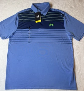 Neu mit Etikett Under Armour Playoff Press Polo Kurzarm Golf Herren Large - Bild 1 von 7