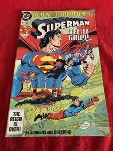 Superman #82 Vol. 2 1993 DC Comics Comic Book Regin of the Superman! - Picture 1 of 2