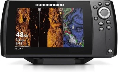 Humminbird Helix 7 G4 Fish Finder with MEGA Side Imaging, GPS - Image 1 of 4