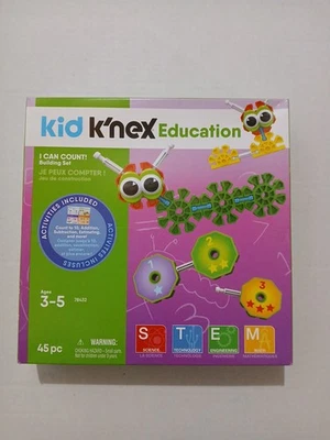 Kid K'nex I Can Count ! Preschool Education Building Set Stem Learning(45 pcs) — 第 1/2 张图片