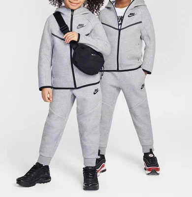 NUEVO CONJUNTO NIKE TECH POLAR CORTAVIENTOS JÓVENES NIÑOS/NIÑOS GRIS JASPEADO 86M880-042 TALLA 7 Foto 1 de 4