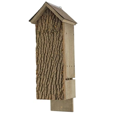 Casa de murciélagos de cámara cuádruple Tío Dunkels rústica hecha a mano patio trasero cohete hogar Foto 1 de 4