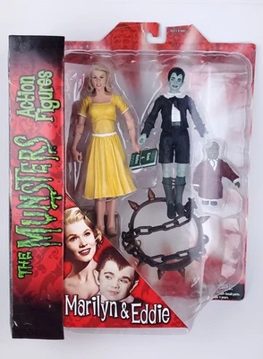 Figuras de acción The Munsters MARILYN & EDDIE Diamond Select (nuevas sin abrir) 🔥 Foto 1 de 4