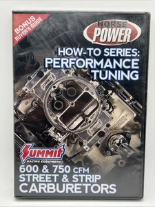 How-To Series: Performance Tuning Summit Racing Street Strip Carburetors DVD NEW - Foto 1 di 2