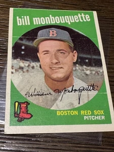 1959 Topps - Bill Monbouquette #173 (RC) - En muy buena condición - Envío gratuito - Imagen 1 de 2