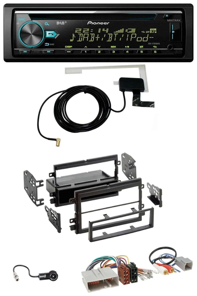 Pioneer MP3 AUX CD USB DAB Autoradio für Ford Mustang, F150 (2004-2009) - Bild 1 von 4