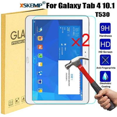 2Pcs For Samsung Galaxy Tab 4 A S E S2 S3 Screen Protector Tempered Glass Cover - Image 1 of 4
