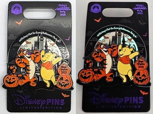 2025 Disney Mickeys Not So Scary Halloween Party Winnie The Pooh LE Pin Glow NEW - Picture 1 of 1