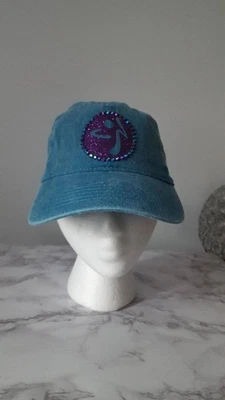 Nueva gorra de béisbol para mujer Zumba verde azulado lavado moda púrpura brillo logotipo completo Foto 1 de 4