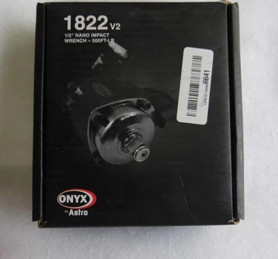 Astro Pneumatic 1822 ONYX 1/2" Nano Impact Wrench - 450ft/lb - Image 1 of 2