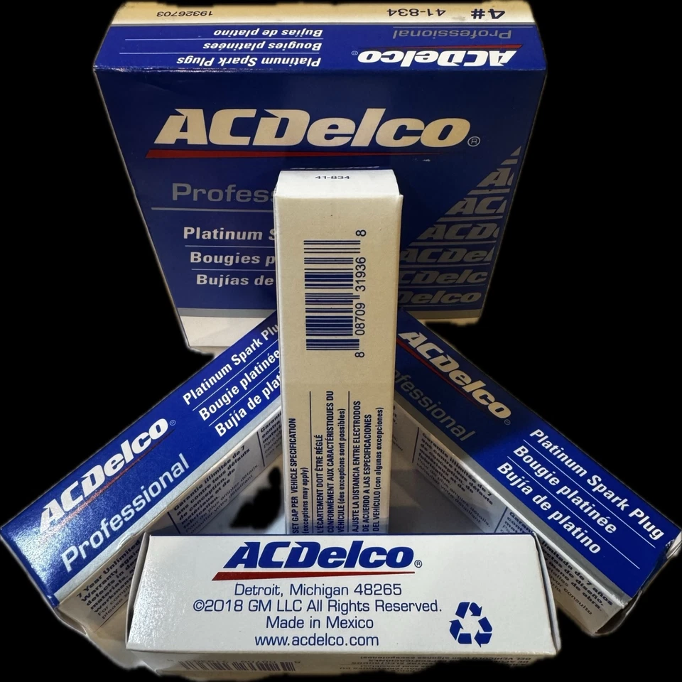 ACDelco Professional Platinum Spark Plugs 4 Pack 41-834 - Image 1 of 1