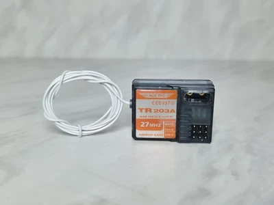 Thunder Tiger Ace RC TR203A Micro 27MHz 2 Channel AM Radio Receiver EB4 TS4N  - Image 1 of 4