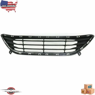 Fits 2011-2013 Hyundai Elantra New Front Lower Bumper Grille Textured Black Foto 1 de 4