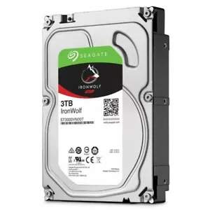 Seagate IronWolf 3TB ST3000VN007 NAS 3.5" SATA 5900RPM Hard Disk Drive - Picture 1 of 3