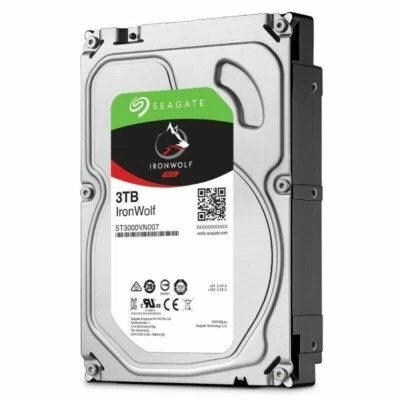 Seagate IronWolf 3TB ST3000VN007 NAS 3.5" SATA 5900RPM Hard Disk Drive - Image 1 of 3