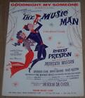 Goodnight My Someone Music Man Robert Preston 1957 Theater Sheet Music